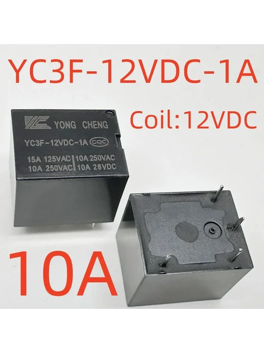 Нет бренда Реле YC3F 5VDC-1A 4 контакта, вариант, фото 2