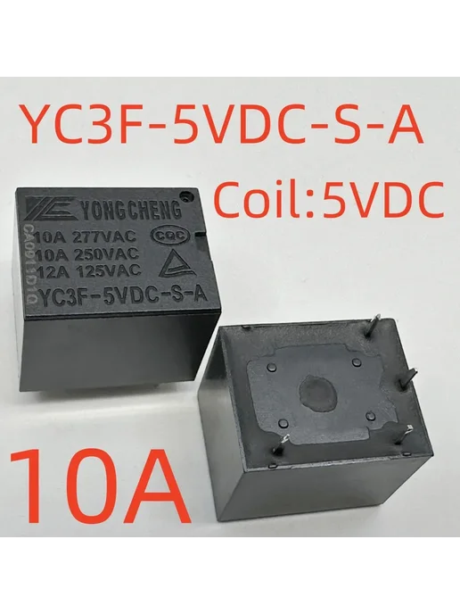 Нет бренда Реле YC3F 5VDC-1A 4 контакта, вариант, фото 4