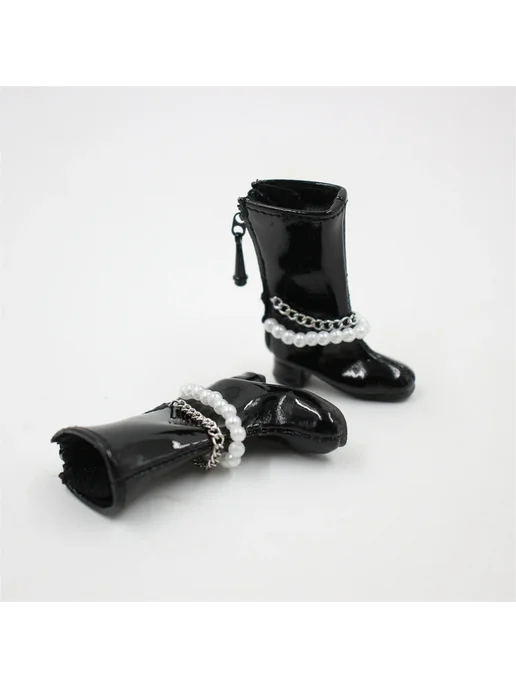 Нет бренда Аксессуары для кукол Blythe ботинки Ob24 As shown, черный