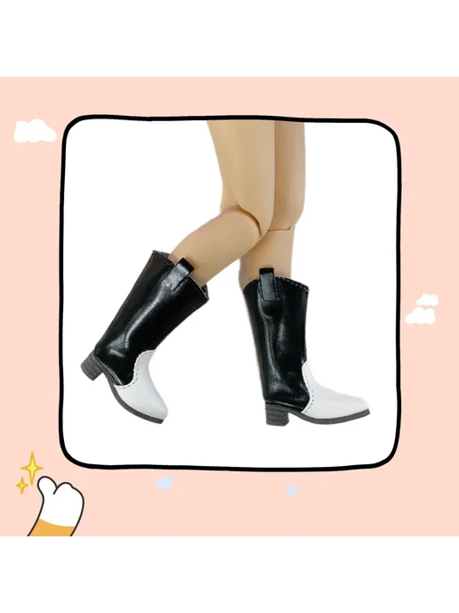 Нет бренда Аксессуары для кукол Blythe ботинки Ob24 As shown, черный, фото 4