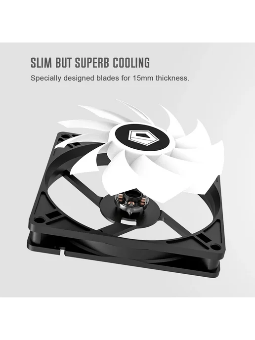 Нет бренда Кулер ID-COOLING CPU GPU NO12015 12cm 4Pin, вариант, фото 4