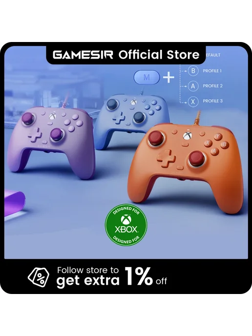 Gamesir G7 SE Purple геймпад для Xbox, фиолетовый, фото 2