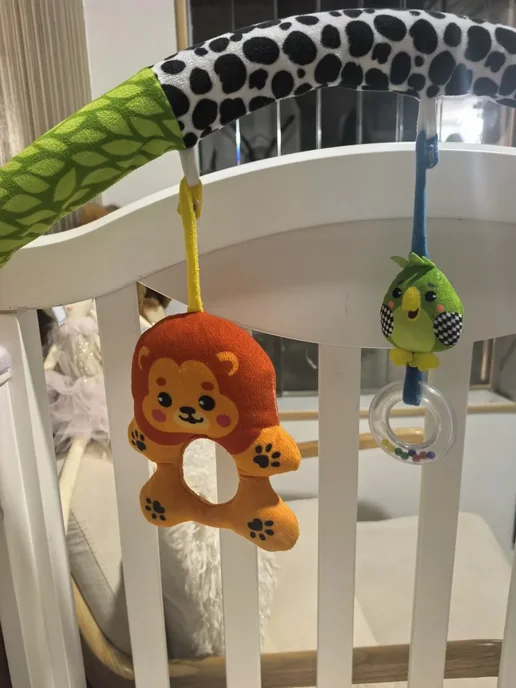 Развивающая дуга растяжка с подвесными игрушками, вариант, фото 3