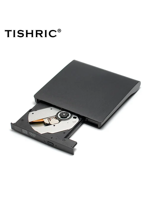 Нет бренда Внешний оптический привод TISHRIC USB 3,0 для ПК и ноутбуков, вариант, фото 2