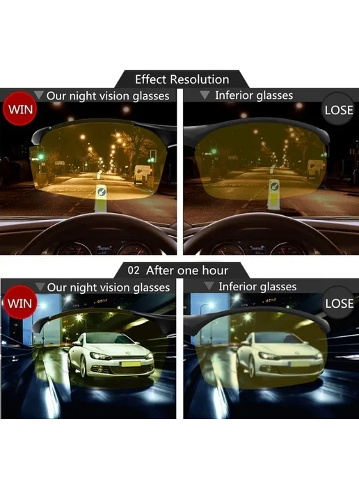 DUTRIEUX FG ночное видение водитель GogglesYellow очки мужские очки н, вариант, фото 7
