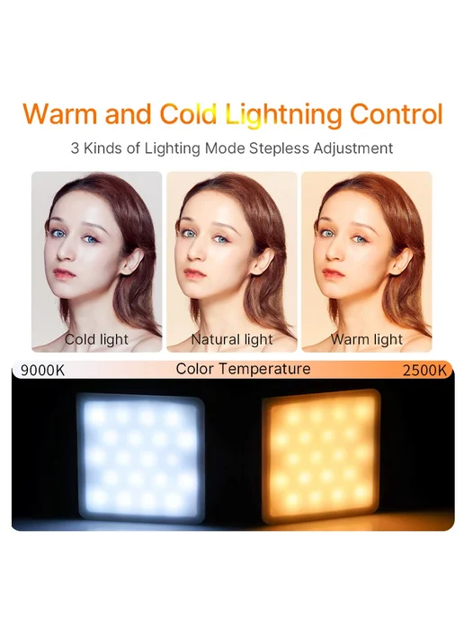 Ulanzi VL49 RGB LED светильник, черный, Pro RGB-лампа для видео, фото 4