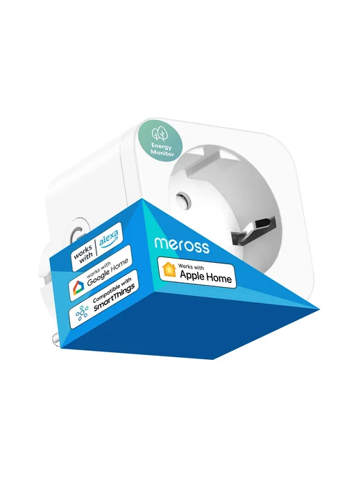 Meross умная розетка с датчиком энергии, 16A, Homekit Plug, вариант