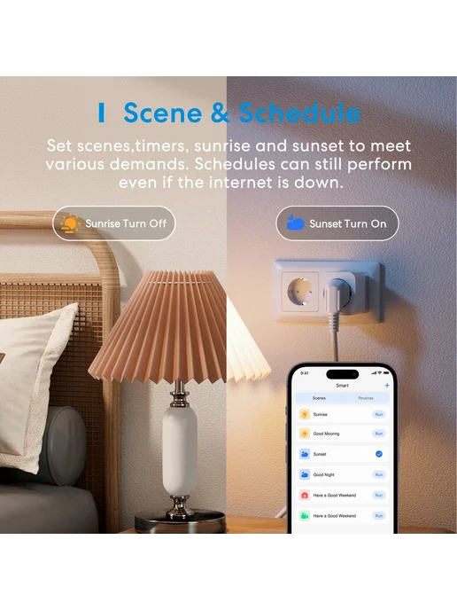Meross умная розетка с датчиком энергии, 16A, Homekit Plug, вариант, фото 3