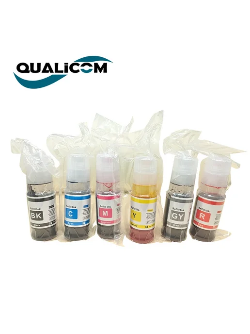 Qualicom Набор чернил для Canon PIXMA 6 Color, черный, фото 3