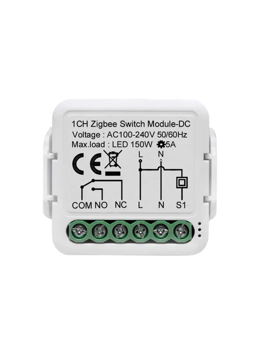 SZKOSTON Wi-Fi Модуль выключателя 1CH, 150W, 5A, Комплект wifi, 150 Вт