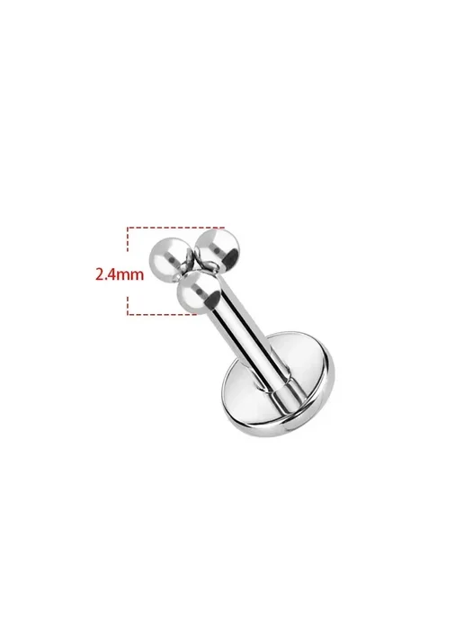 ZOORBODY JEWELRY Титановый пирсинг ZOORBODY 16G 1.2x4mm, 16 г, фото 3