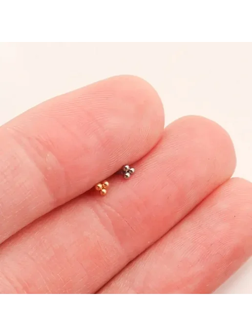 ZOORBODY JEWELRY Титановый пирсинг ZOORBODY 16G 1.2x4mm, 16 г, фото 6