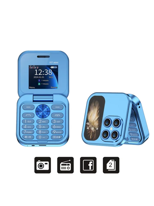 Смартфон SERVO I17 Mini 512 ГБ, синий