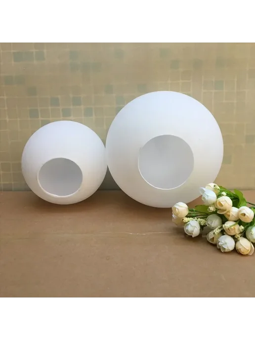Белый абажур для лампы, D25cm-9.5-10cm, белый, фото 3