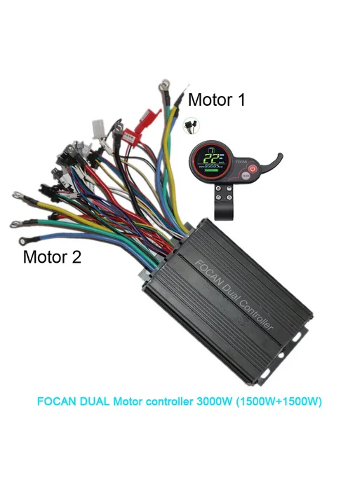 FOCAN Контроллеры скорости FC-3000W FC100 36V 48V DUAL 2 шт, 2 шт, фото 2