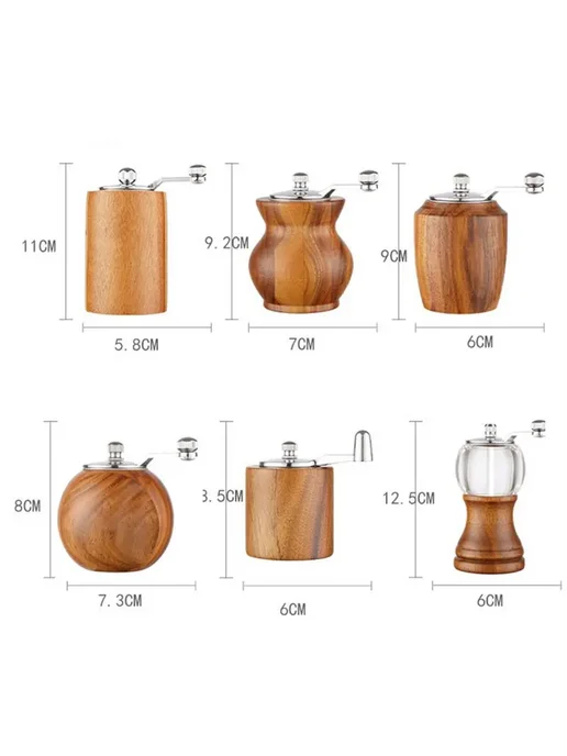 Shopping Ручная мельница для перца Large cylindrical, коричневый, фото 3