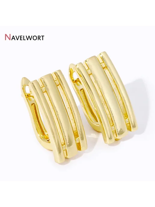 NAVELWORT Застежки для сережек Rhodium plated 12mm*20mm, серый, фото 2