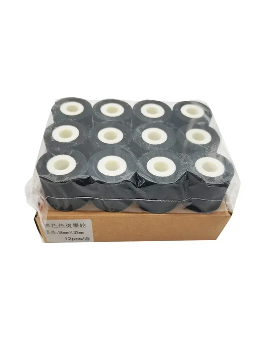 XMSJ Рулон чернил для машины запечатывания 24pcs 36 x 16mm black, 24 шт, фото 6