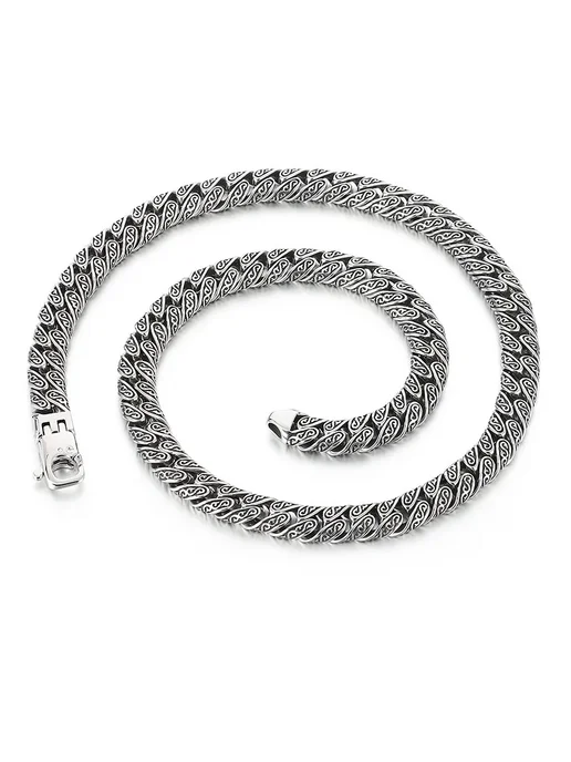 KALEN Цепочка из нержавеющей стали 12 мм для мужчин Bracelet, серый, фото 7