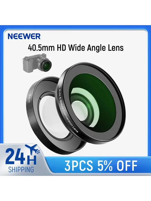NEEWER Зум-объектив 18 мм + Макрообъектив 10х для Sony ZV-1F, вариант