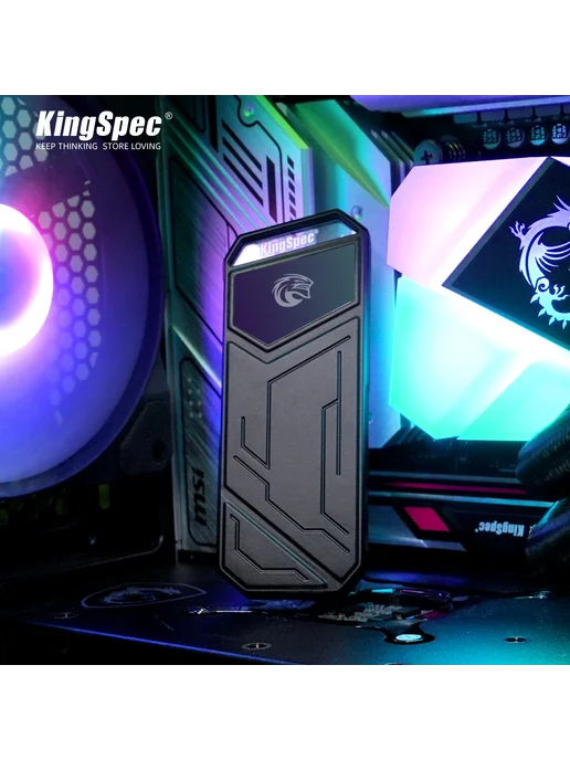 Kingspec SSD 512 ГБ USB 3.2, 512 ГБ, фото 2