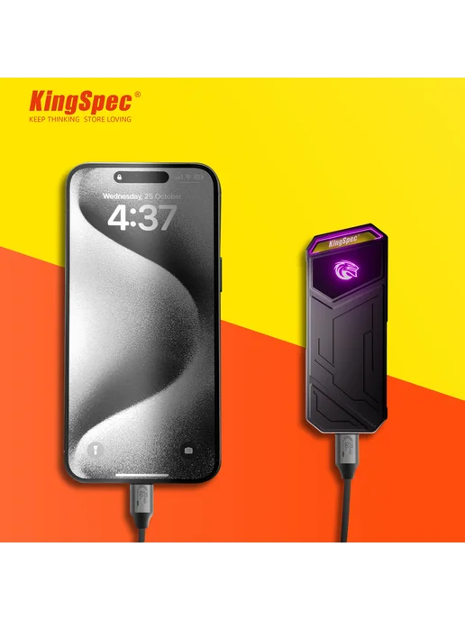 Kingspec SSD 512 ГБ USB 3.2, 2 ТБ, фото 3