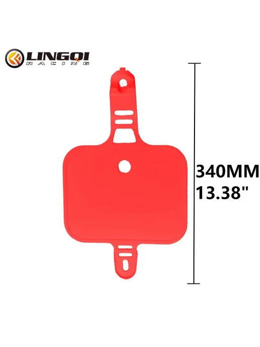 LESQUE Номерная табличка передняя красная CRF50-RD, красный