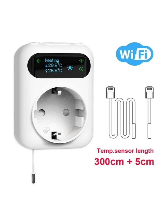 EZAIOT Wi-Fi умная розетка с термостатом и таймером, вариант