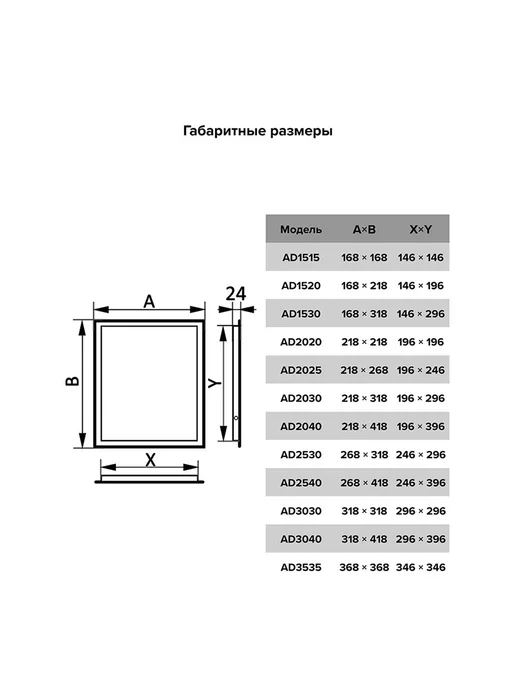 AURAMAX Люк-дверца ревизионная, нажимная, 268х418 мм, 218x318 мм, фото 5