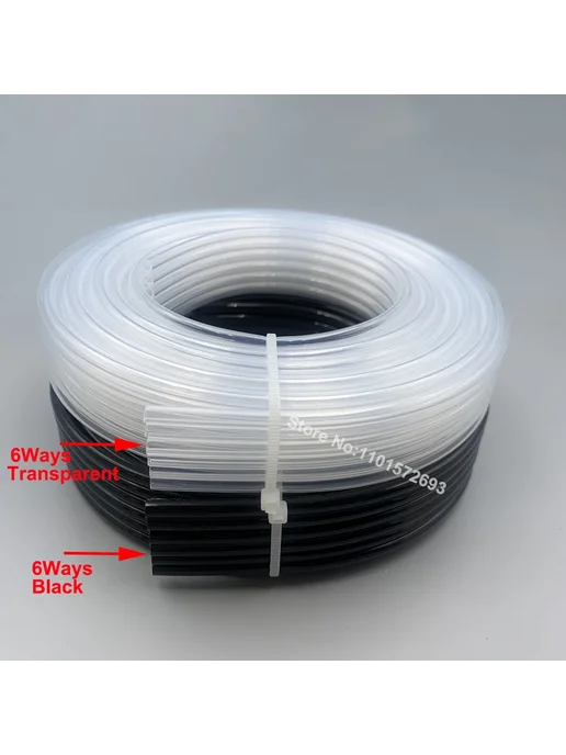 HWYKJM Трубки для чернил 6 Iine 4x2.5mm Uv, черный, фото 2
