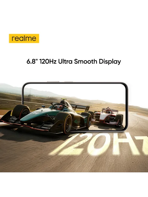 Смартфон realme C100x 4/128 ГБ, желтый, фото 6