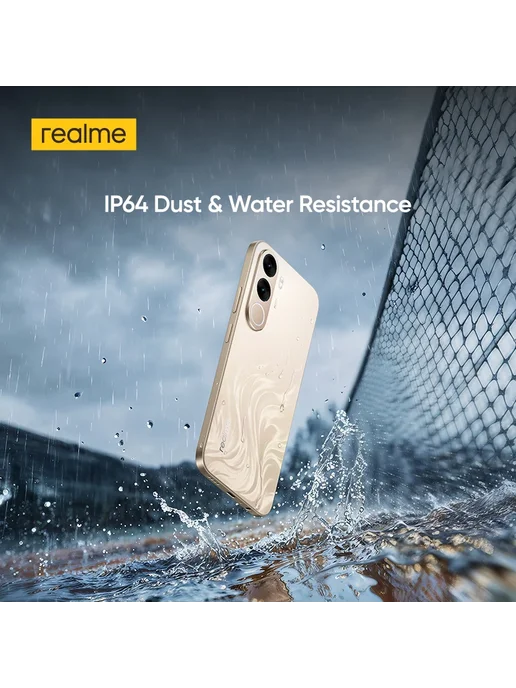 Смартфон realme C100x 4/128 ГБ, желтый, фото 7