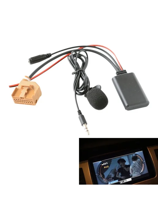 Нет бренда Автомобильный Bluetooth 5,0 Aux кабель, микрофон, свободные, вариант, фото 3