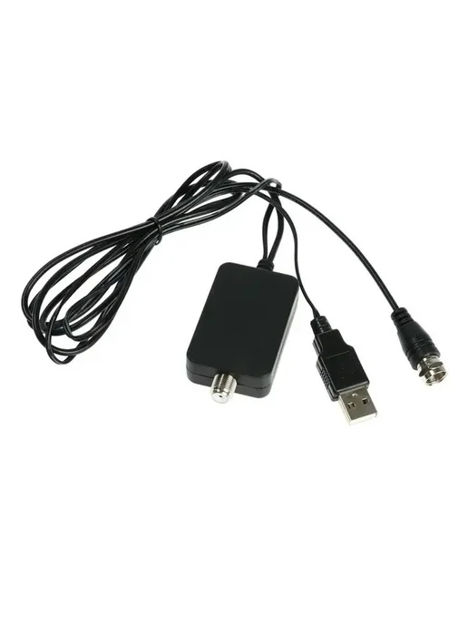 Цифровая активная антенна с усилителем для телевидения, черный, фото 5