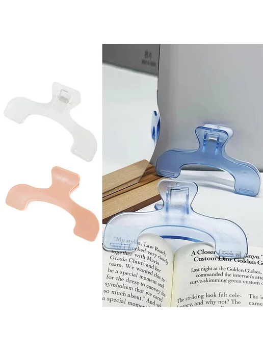 Нет бренда Пластиковый книжный зажим, цвет style 6, вариант, фото 2