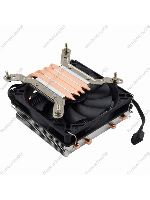 Нет бренда Мини-радиатор AMD AM4 Z39, высота 3.9 см, зеленый, зеленый, фото 2