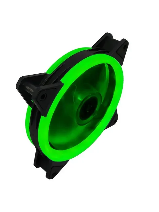 Нет бренда RGB вентилятор для ПК 120 мм A5, зеленый