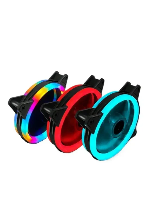 Нет бренда RGB вентилятор для ПК 120 мм A5, зеленый, фото 6