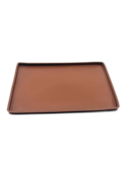 BloomyShop2 силиконовый коврик для выпечки в духовке многоразовый, коричневый, фото 7