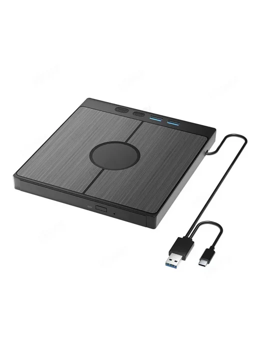 USB 3.0 внешний читатель для CD DVD с 2 портами USB Type-C, вариант
