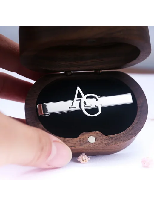 FAIRY FEEL Зажим для галстука Font 8 Rose Clip Tou Box, золотой, фото 6