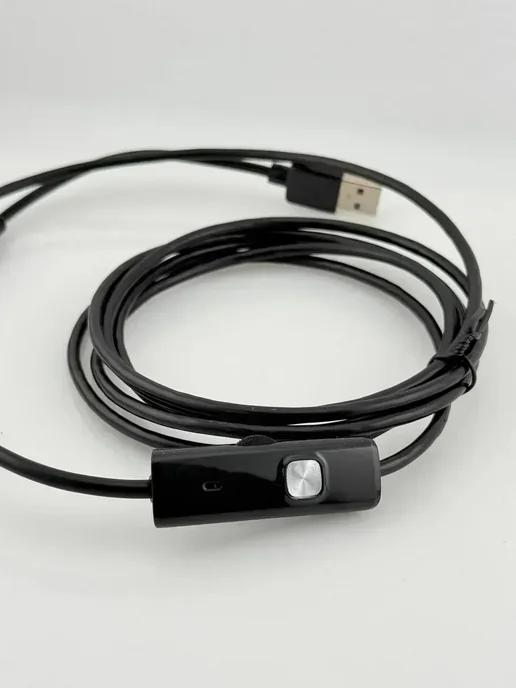 кр94 Эндоскоп USB для Android HD камера 2 м с подсветкой, 2 м, фото 2