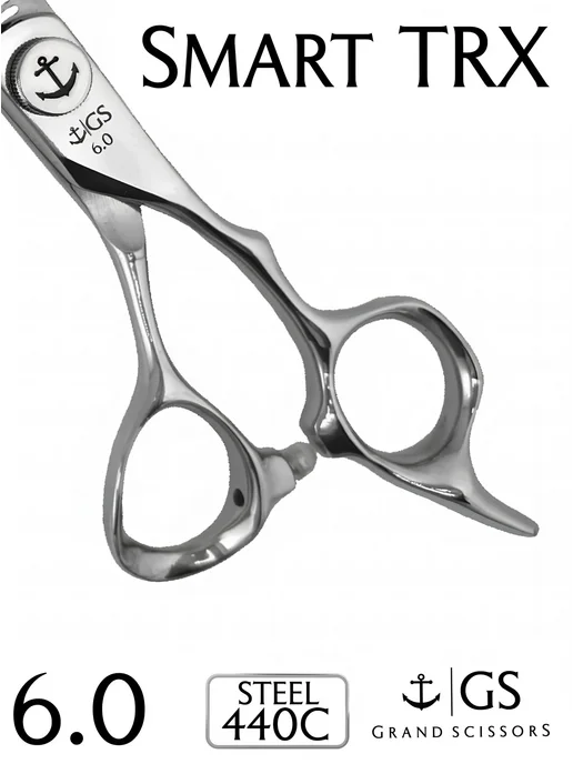 Grand scissors Филировочные ножницы GS SMART TRX 6.0 440C, серый, фото 3
