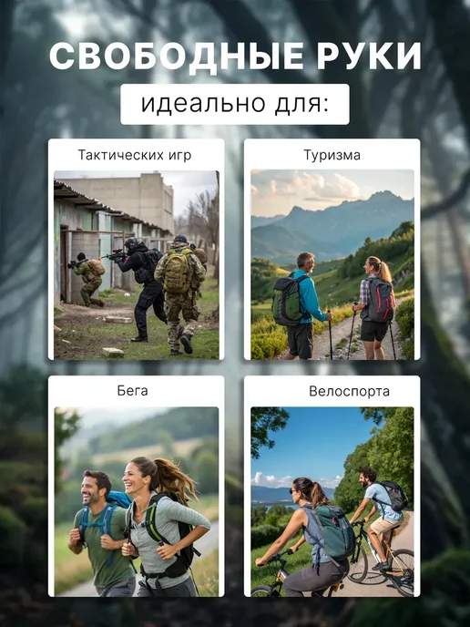 Рюкзак гидратор 3L питьевая система тактическая, 3 л, фото 6