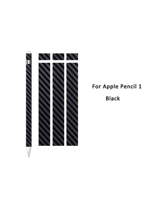 Нет бренда Наклейка из углеродного волокна Apple Pencil1 White, черный