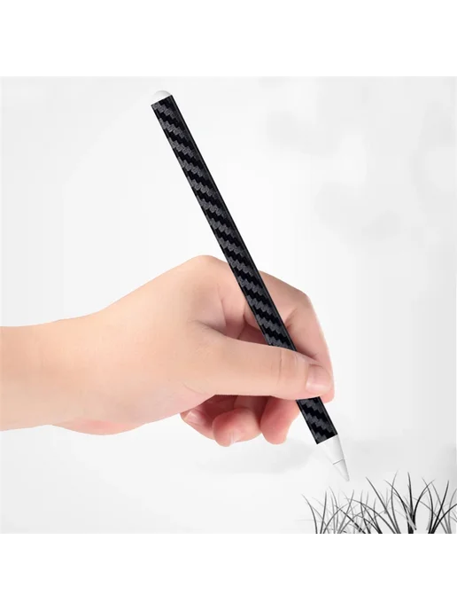 Нет бренда Наклейка на Apple Pencil 2, карбон, красная, красный, фото 6