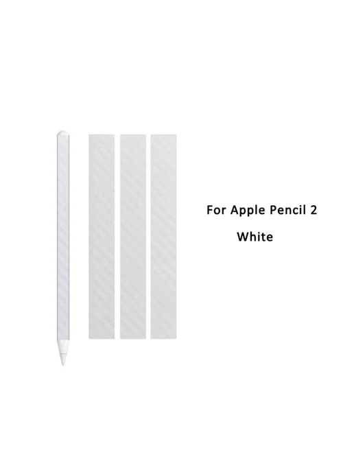 Нет бренда Защитная пленка на Apple Pencil 2, White, карбон, белый