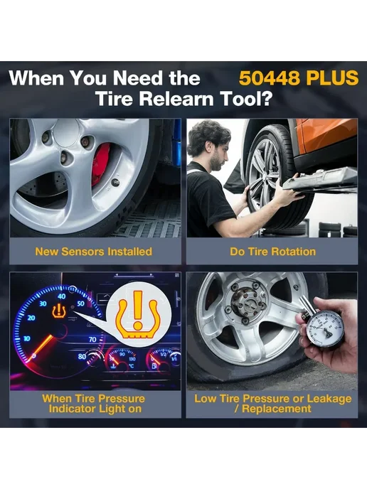 Инструмент для переобучения TPMS для датчиков шин программи, вариант, фото 4