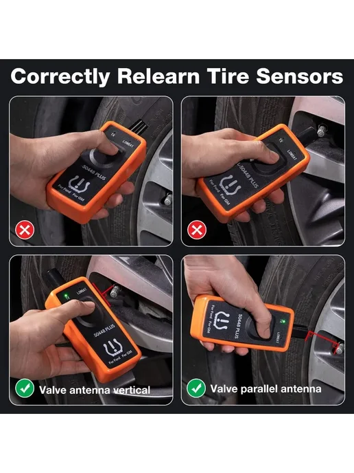 Инструмент для переобучения TPMS для датчиков шин программи, вариант, фото 6