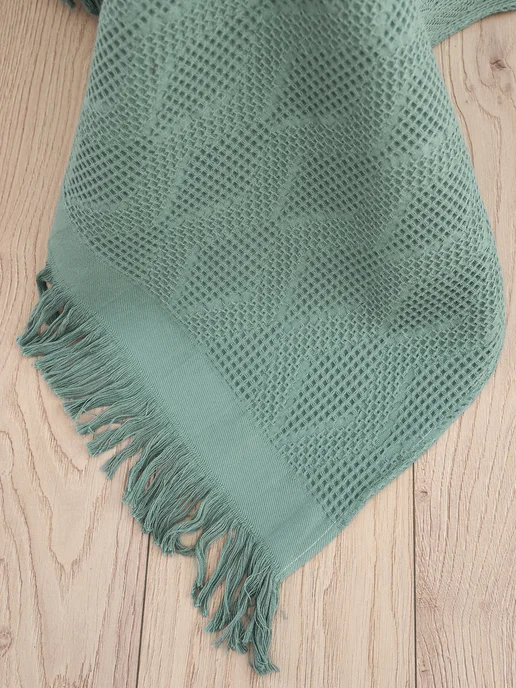 AISHA HOME TEXTILE Покрывало вафельное,100% хлопок,220*240 см, 220x240 см, фото 2